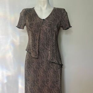 Connected Apparel Y2K 00s asymmetrical dress